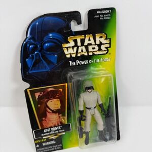 Star Wars The Power of the Force AT ST Driver Action Figure 1996 Kenner